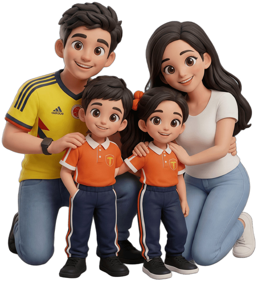 Estudiantes y docente del Liceo Kabod